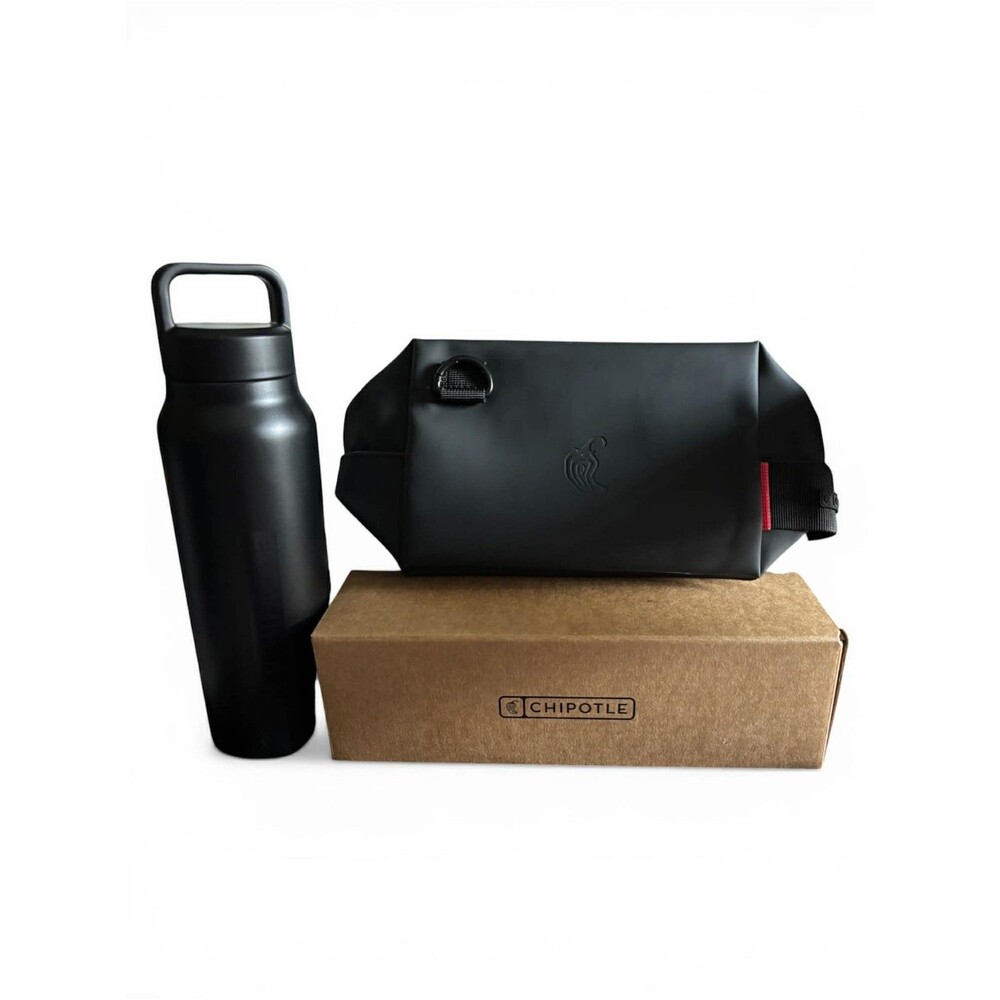 Brand New Chipotle Insulated Cup and Small Travel Bag
